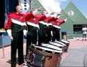 Santa Clara Vanguard Bass Drum Line